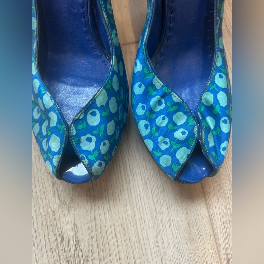 Betsey Johnson Vero Cuoio Womens Platform Size 8.5 Event Prom HOCO Bratcore Y2K - Picture 3 of 15